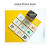 Wooden Animal Matching & Memory Card Game with Storage Box