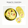 27 Piece Round Animal Puzzle with Tin Storage Box