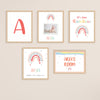 Doodle's Wall Art | Magical Rainbows (Set Of 5)