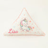 Unicorn Personalised Throw Cushion