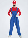 Super Brothers, Plumber Adult Halloween Costume Fancy Dress Up