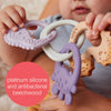 Trio Teether | Peony Purple