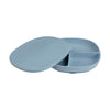 Silicone Plate + Lid with Suction Base | Ocean Blue