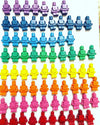 The Mini Men Crayon - Set of 8