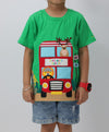 Green Safari Tour Bus T-Shirt
