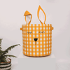 Rabbit Round Basket-Yellow