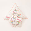 Unicorn Shape Personalised Cushion