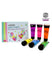 Little Fingers Flouro Rainbow Finger Paint Tubes | Set Of 6