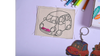 Teeny Tiny DIY Fridge Magnet Kit – Transport Theme Paint & Decorate Kit - iLearnngrow Learning Solutions Pvt Ltd