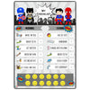 Daily Responsibility Chart | Superhero