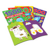 1500 Mosaic Stickers Book 1 with Colouring Fun