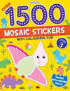 1500 Mosaic Stickers Book 3 with Colouring Fun