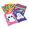 1500 Mosaic Stickers Book 4 with Colouring Fun