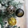 16pcs Black and Gold theme Shimmer Christmas Ball Tree ornaments XMAS Decoration Set - Little Surprise Box16pcs Black and Gold theme Shimmer Christmas Ball Tree ornaments XMAS Decoration Set