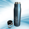 Personalised Steel Blue Travel Flask (500ml)