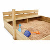 Wooden Sandpit With Canopy - Natural