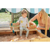 Wooden Sandpit With Canopy - Natural