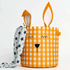 Rabbit Round Basket-Yellow
