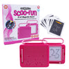 Scoo Fun (Pink) 2-in-1 Board Magical Slate and Magnetic Board