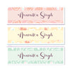 Waterproof Name Labels | Pretty Petals