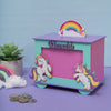 Personalised Photo Frame Piggy Bank | Unicorn