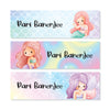 Waterproof Name Labels | Magical Mermaids