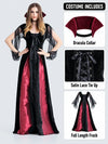 Black & Red Witch Adult Costume Fancy Dress Up
