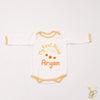 Personalised Bodysuit (Full Sleeves) - My First Diwali (Yellow Love)