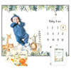 Baby Milestone Blanket | Jungle Safari