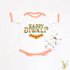 Happy Diwali Personalised Bodysuit (Orange Love)