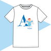 Initial Angel T-shirt | Blue