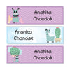 Waterproof Name Labels | Happy Llamas