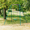 Metal 2-in-1 Swing Set