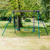 Metal Jupiter® Double Swing and Glider Set