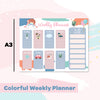 Colorful | Weekly Planner Wall Sticker
