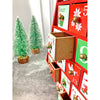 24 days, Wooden Red Tree Shape Advent Calendar for Christmas - Little Surprise Box24 days, Wooden Red Tree Shape Advent Calendar for Christmas