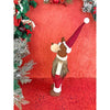 24 inches Cream Maroon Gold self Standing Reindeer Christmas Table Décor - Little Surprise Box24 inches Cream Maroon Gold self Standing Reindeer Christmas Table Décor