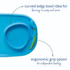 Roll & Go Mealtime Mat With Spoon | Ocean Breeze Blue