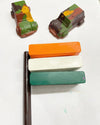 Indian Military Men & Vehicle Shaped Crayons | Pack Of 9