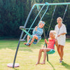 Premium Metal Single Swing and Glider with Mist