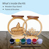 Festive Glow DIY diya stand painting kit- – Craft Your Own Festival Magic!