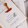 Personalised Book Stamp | Rustic Charm