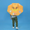 3 Ducklings theme, Unique Spanish Patio Style Kids Umbrella, 5-12 years,Orange - Little Surprise Box3 Ducklings theme, Unique Spanish Patio Style Kids Umbrella, 5-12 years,Orange