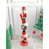 3 Tier Stacked Wooden Nutcracker Christmas Table Décor - Little Surprise Box3 Tier Stacked Wooden Nutcracker Christmas Table Décor
