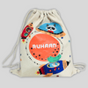 Personalised Drawstring Bag | Astro Animals