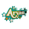 3 Layer Acrylic Name Plaque | Stars