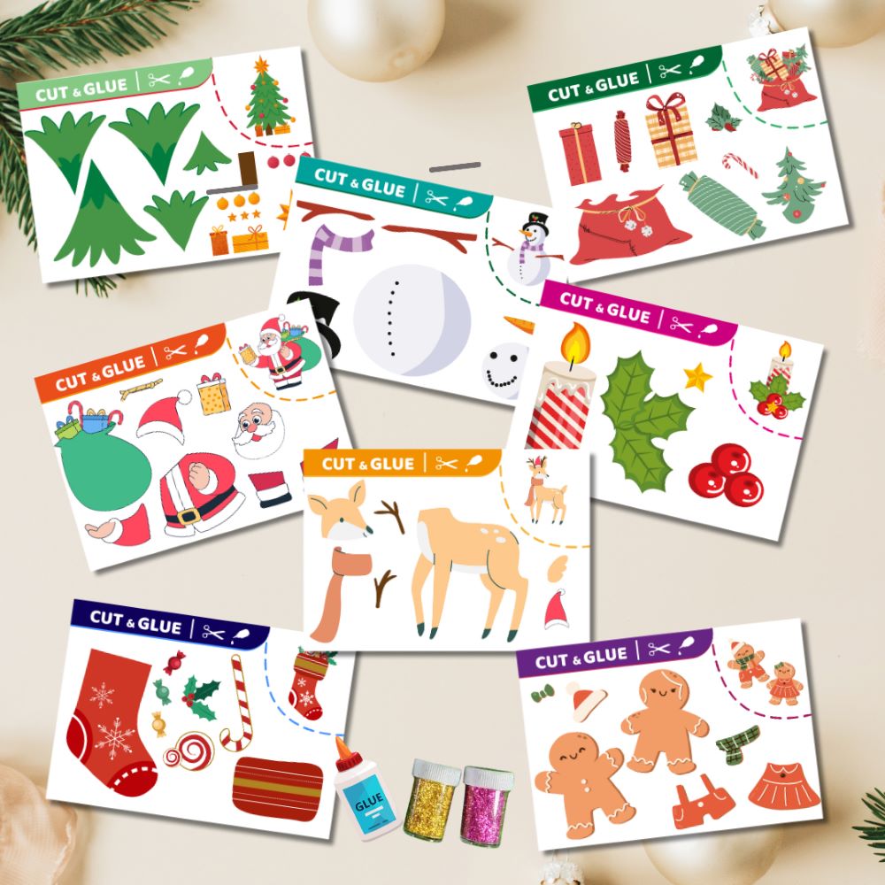 Christmas Cut & Paste Activity – mumma.com