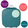 Mini Lunch Box | Emerald Forest Green