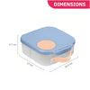 Mini Lunch Box | Feeling Peachy Light Blue