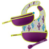 Travel Bib & Flexible Soft Bite Spoon Set | Cactus Capers